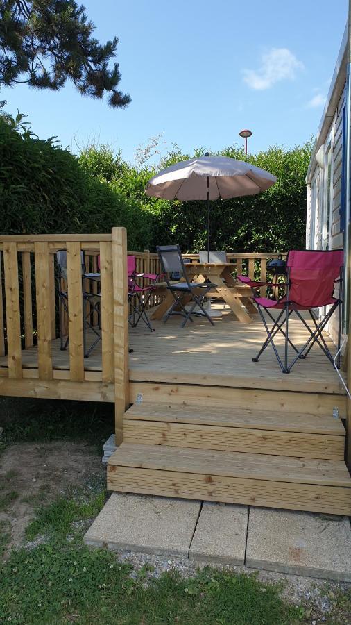 Mobil Home 6-8 Places Parcelle 4 Climatise Biville-sur-Mer エクステリア 写真