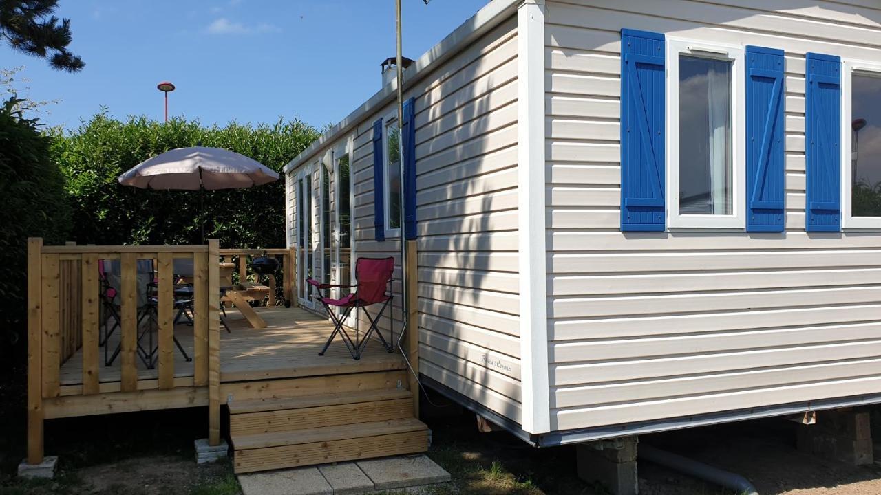 Mobil Home 6-8 Places Parcelle 4 Climatise Biville-sur-Mer エクステリア 写真