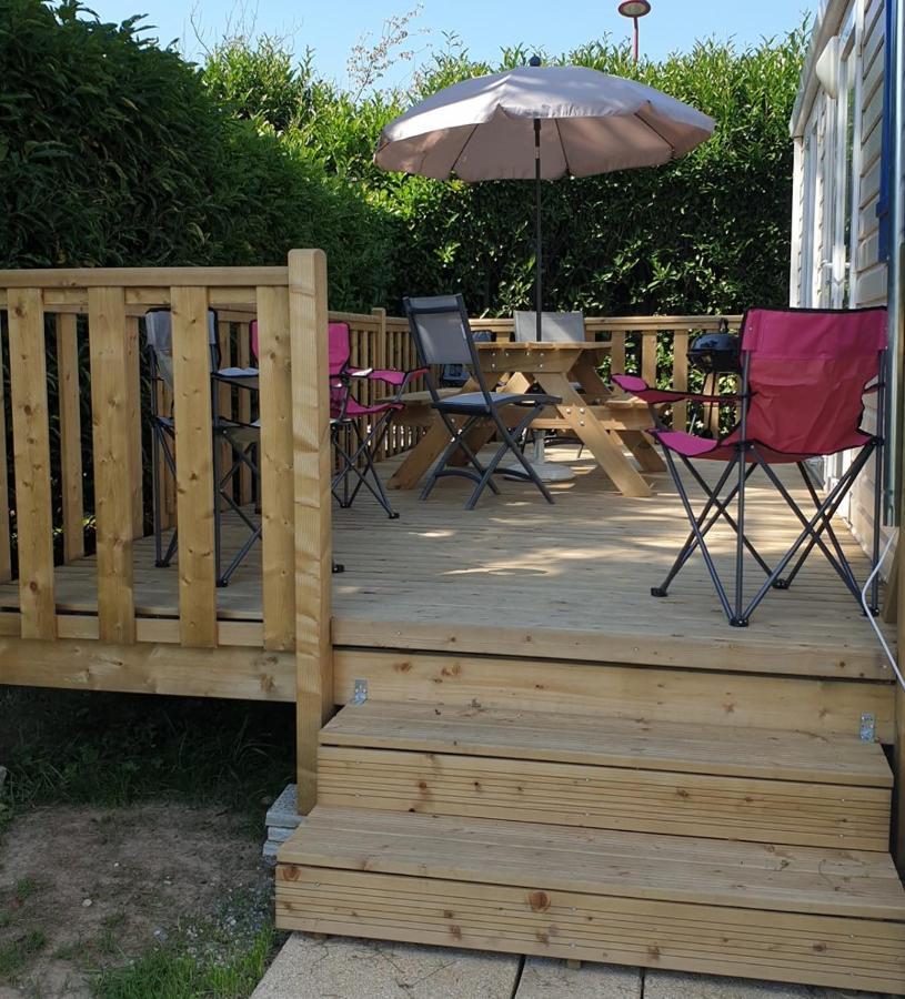 Mobil Home 6-8 Places Parcelle 4 Climatise Biville-sur-Mer エクステリア 写真